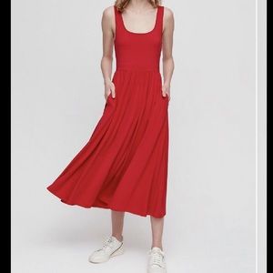 Wilfred free assonance dress in red